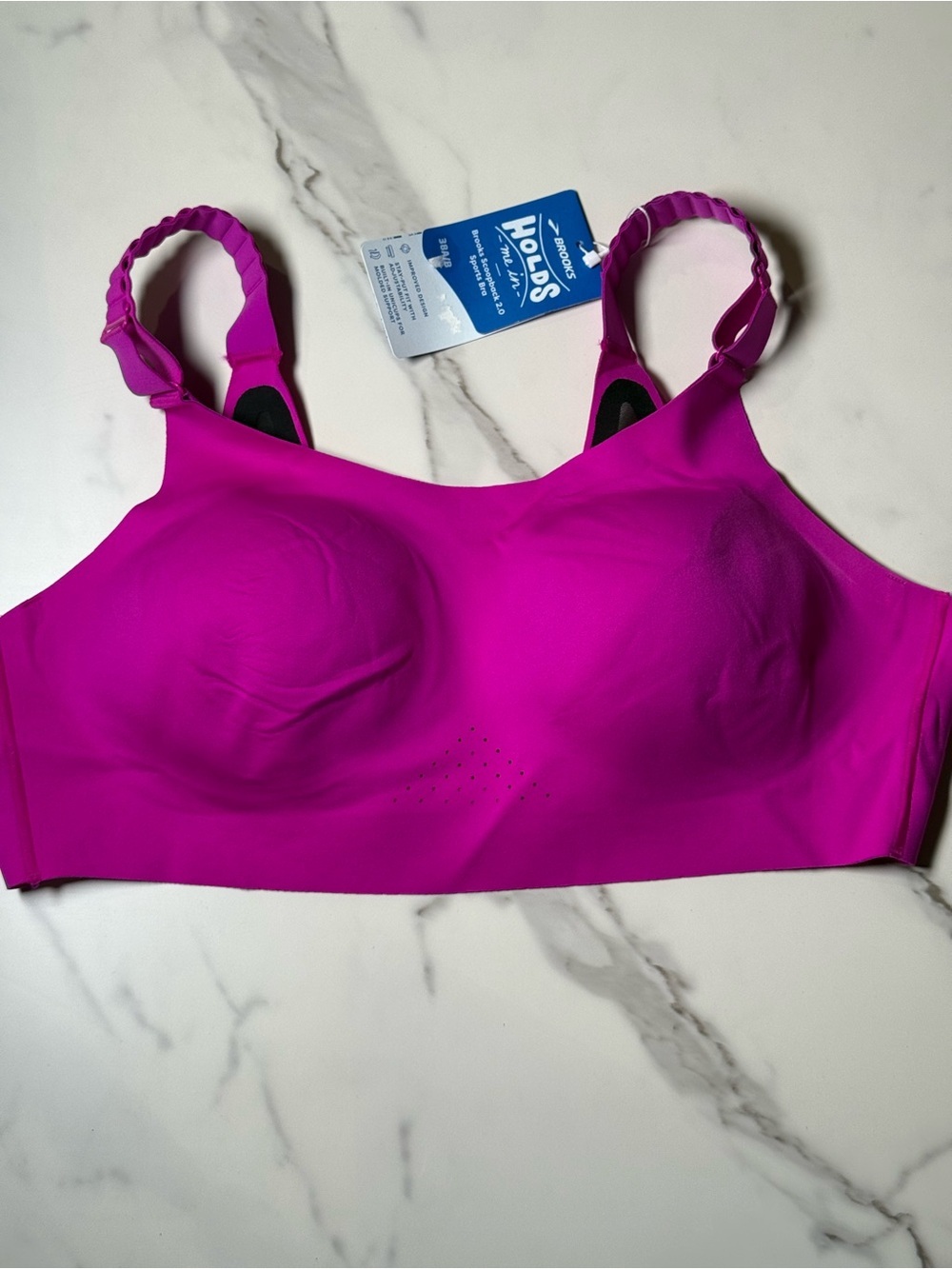 Brooks Scoopback 2.0 Sports Bra- Magenta